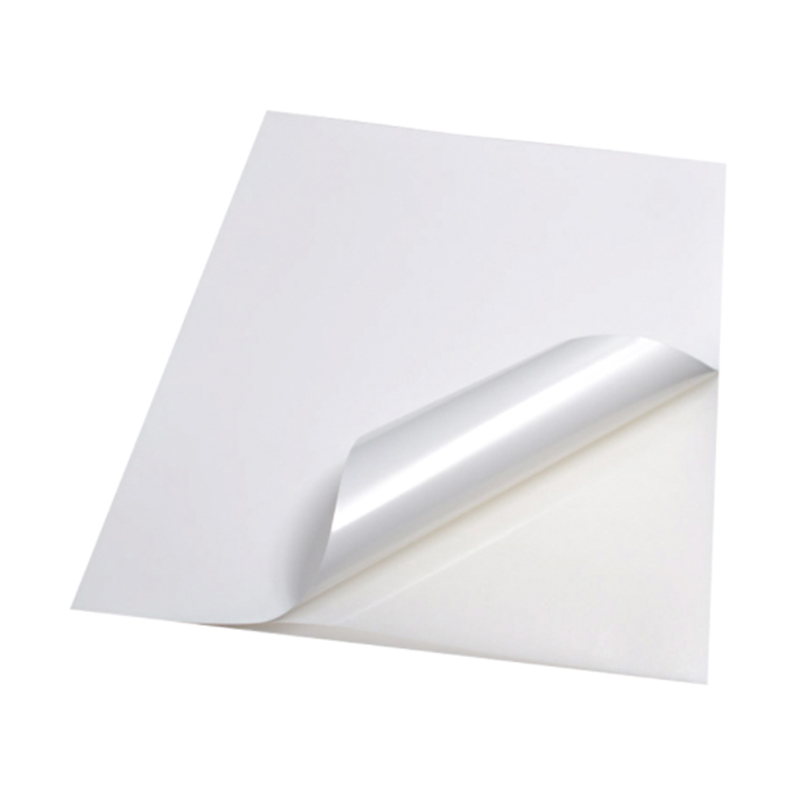 Kertas pelekat PP sintetik putih Matt