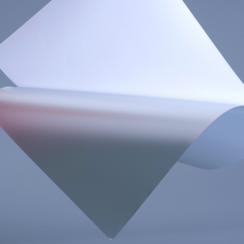 50mic Matt Silver Pet Label Bahan filem dengan pelekat akrilik berasaskan air untuk percetakan inkjet UV