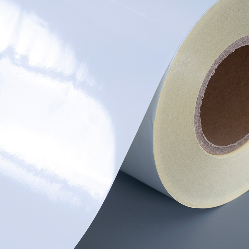 Label Pelekat Diri Self White Polyester Glossy White Glossy White Whine dengan tahan pelekat Alkohol dan Tinggi Pelekat Tinggi yang boleh ditanggalkan