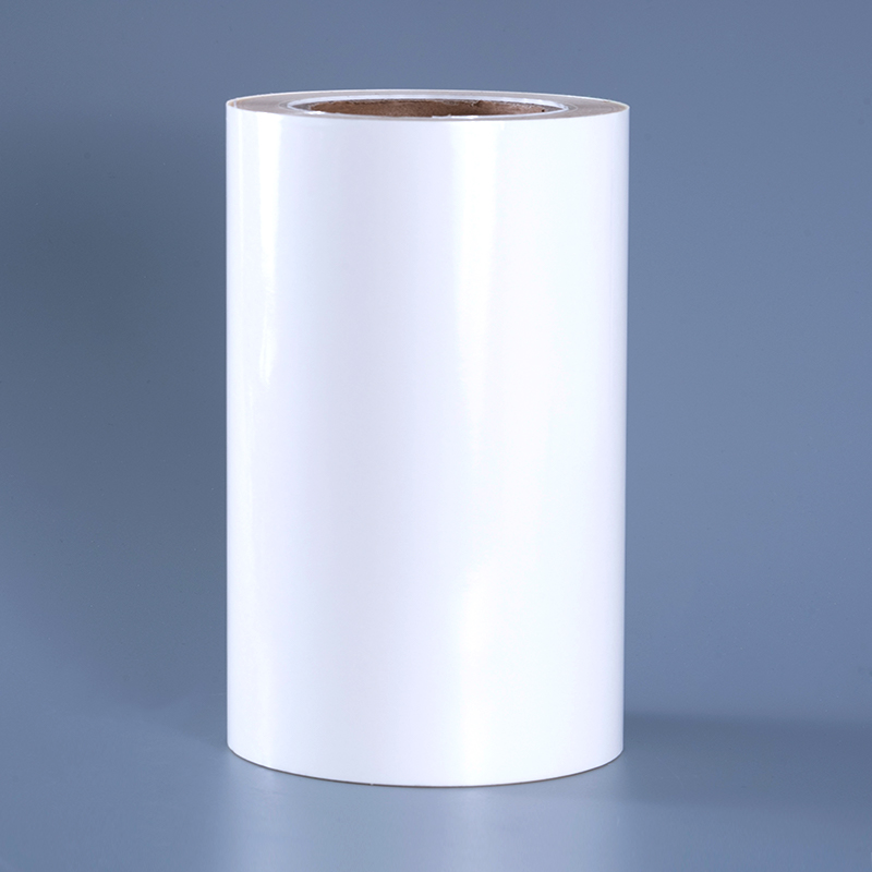 Filem haiwan peliharaan telus 25mik dengan label poliester pelekat yang boleh ditanggalkan