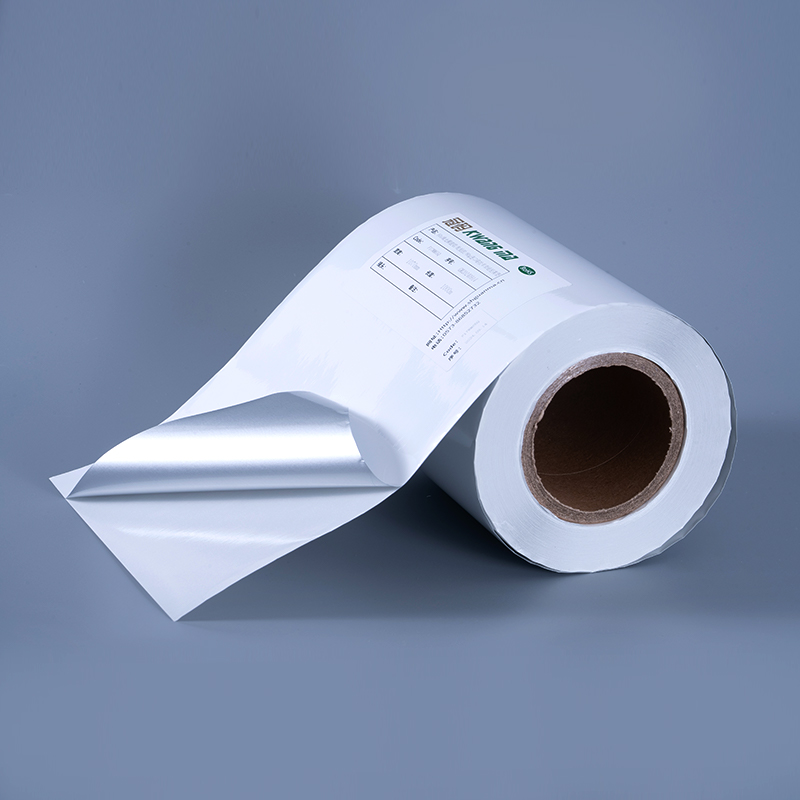 Label Pelekat Diri Glossy White Aluminized Polyester White White White Whine With Air Acrylic Ocrylic untuk Percetakan Inkjet