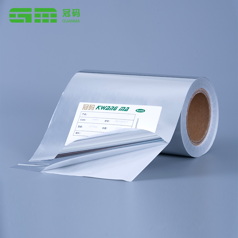 50mic glossy perak pp pelekat diri kertas jumbo roll dengan gam tayar